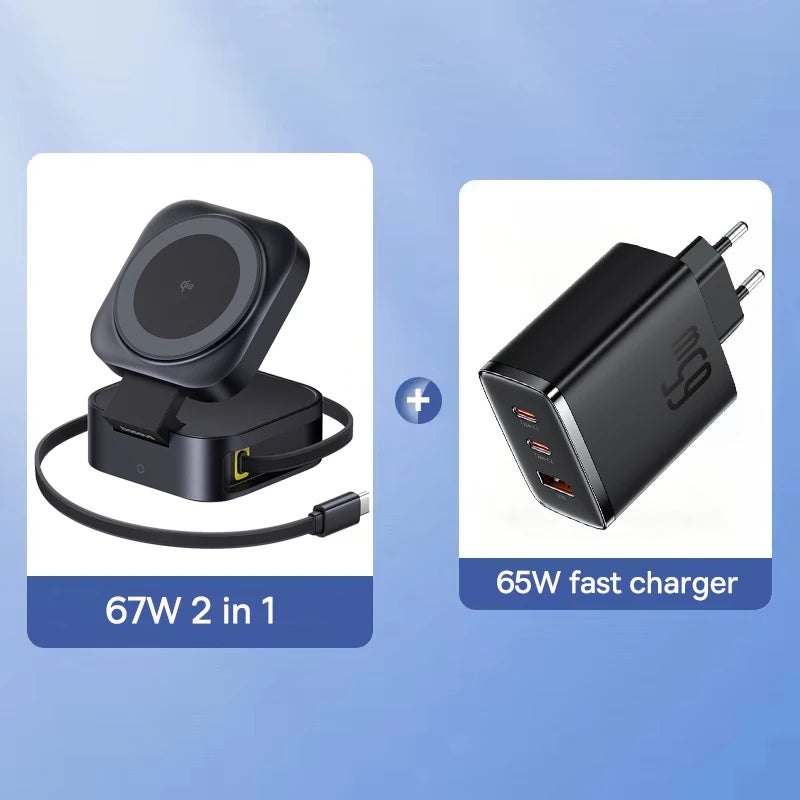 Baseus 2-in-1 25W Magnetic Wireless Charger