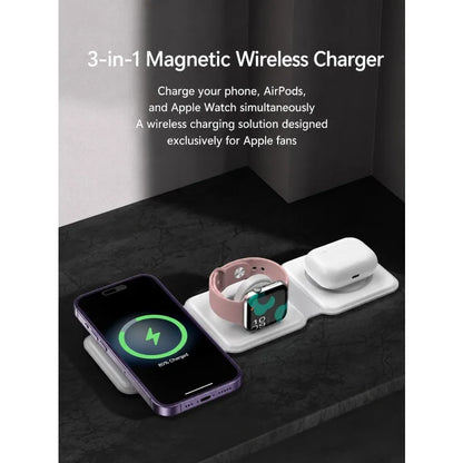Foldable 3-in-1 MagSafe Charger