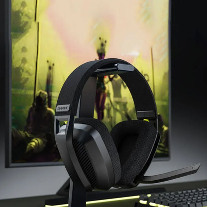 Experience Ultimate Gaming with the BINNUNE 2.4GHz Wireless Headset: Perfect for PS5, PS4, PC, and Mac!