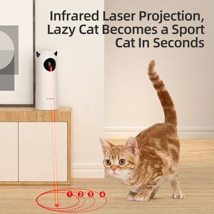 ROJECO Automatic Cat Toy – Interactive Smart Laser Teaser