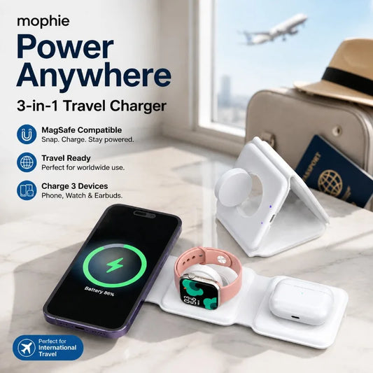 Foldable 3-in-1 MagSafe Charger