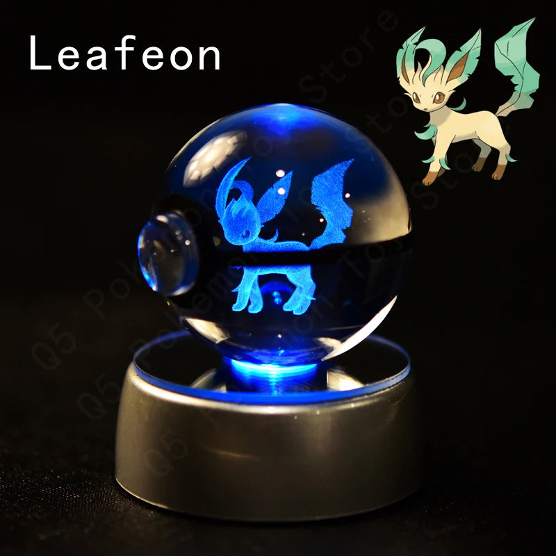 Pokémon 3D Crystal Ball Lamp – Illuminate the Pokémon Universe