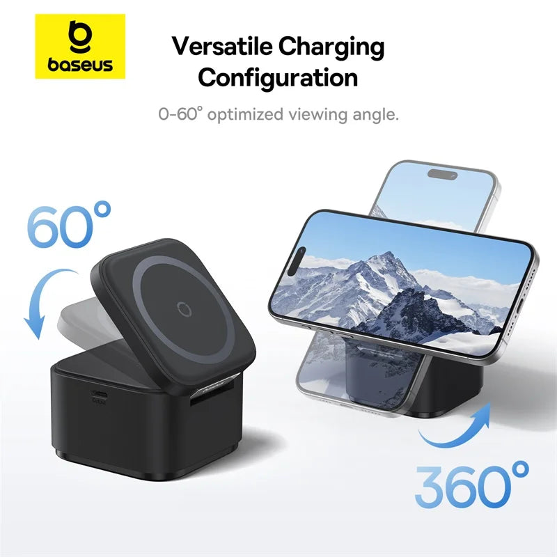 Baseus 2-in-1 25W Magnetic Wireless Charger