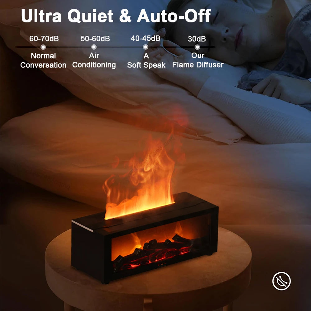 Raugee Aroma Humidifier Flame Essential Oil Diffuser