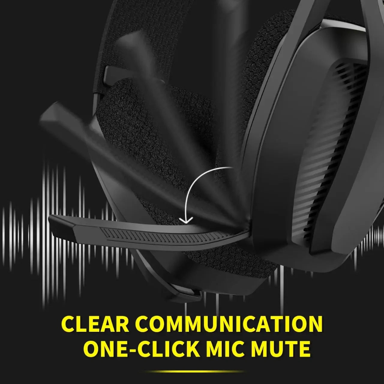Experience Ultimate Gaming with the BINNUNE 2.4GHz Wireless Headset: Perfect for PS5, PS4, PC, and Mac!