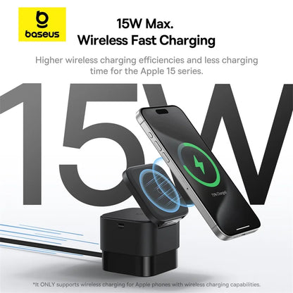 Baseus 2-in-1 25W Magnetic Wireless Charger