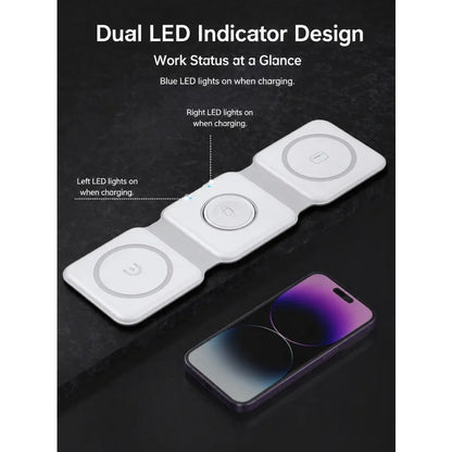 Foldable 3-in-1 MagSafe Charger