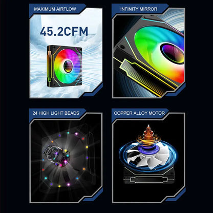 UPSIREN UF-1 PRISM 4 PRO Computer Chassis Fan