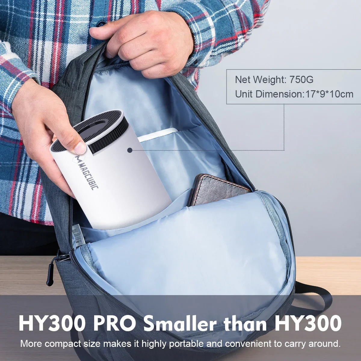 MAGCUBIC PROJECTOR HY300 PRO 4K