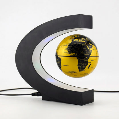Magnetic Floating Levitation Globe LED World Map Electronic Antigravity Lamp