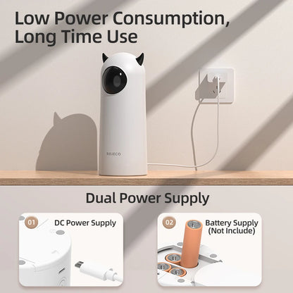 ROJECO Automatic Cat Toy – Interactive Smart Laser Teaser