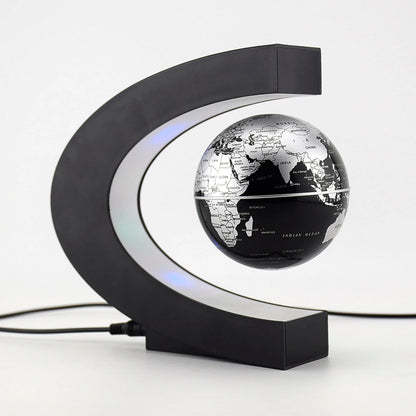 Magnetic Floating Levitation Globe LED World Map Electronic Antigravity Lamp