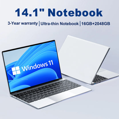 Notebook Gamer  1920*1080  Display Office Study Computer PC Windows 11 Pro