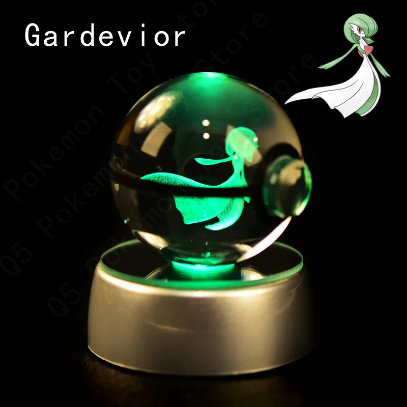 Pokémon 3D Crystal Ball Lamp – Illuminate the Pokémon Universe