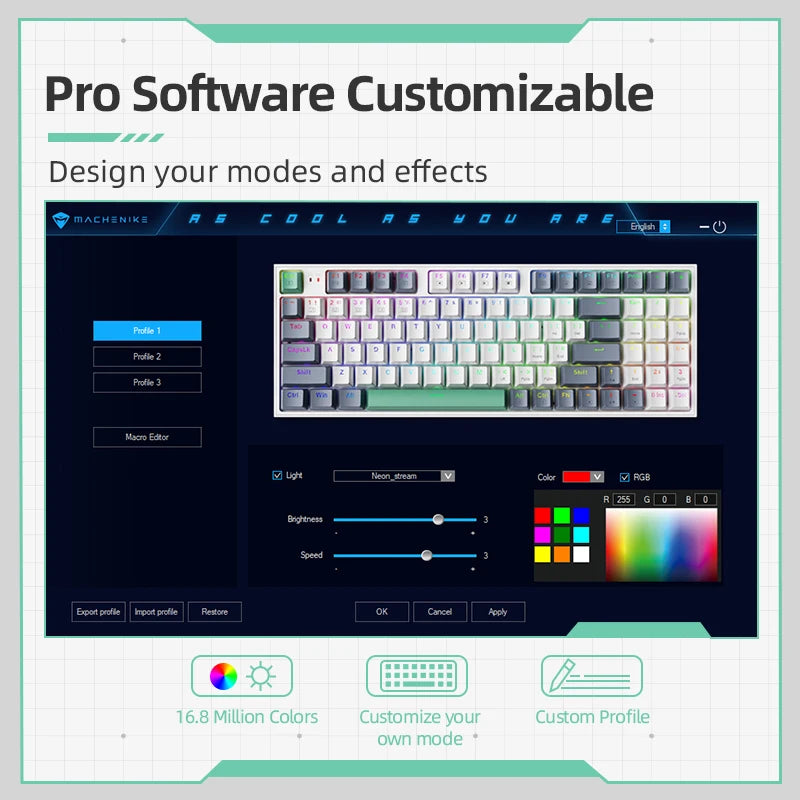 MACHENIKE K500 Mechanical Gaming Keyboard