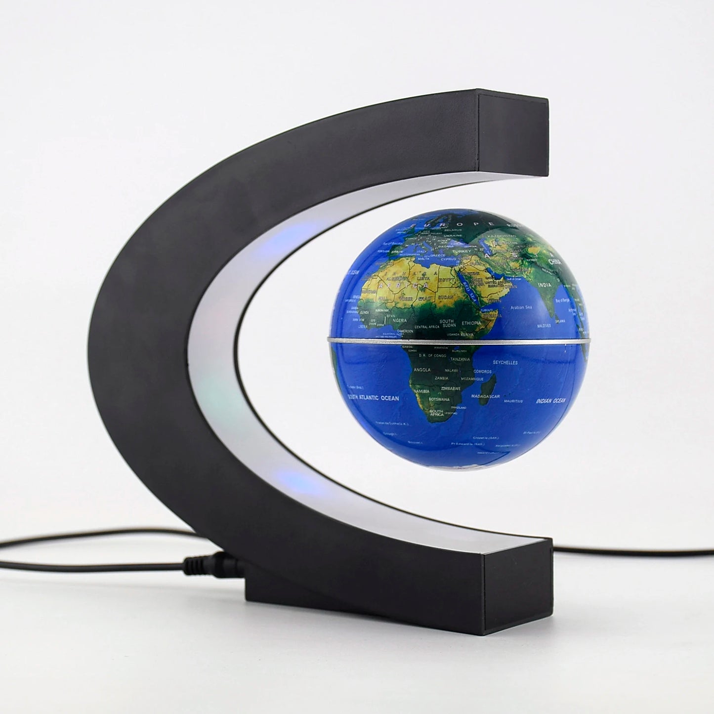 Magnetic Floating Levitation Globe LED World Map Electronic Antigravity Lamp