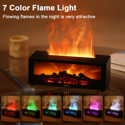 Raugee Aroma Humidifier Flame Essential Oil Diffuser