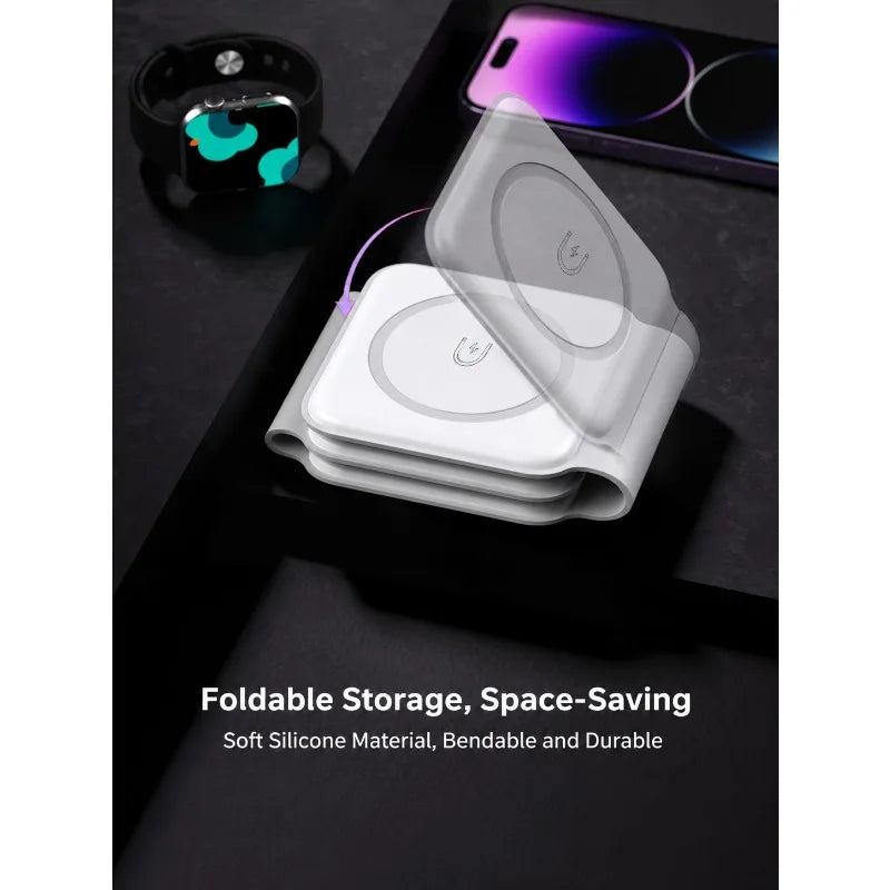 Foldable 3-in-1 MagSafe Charger