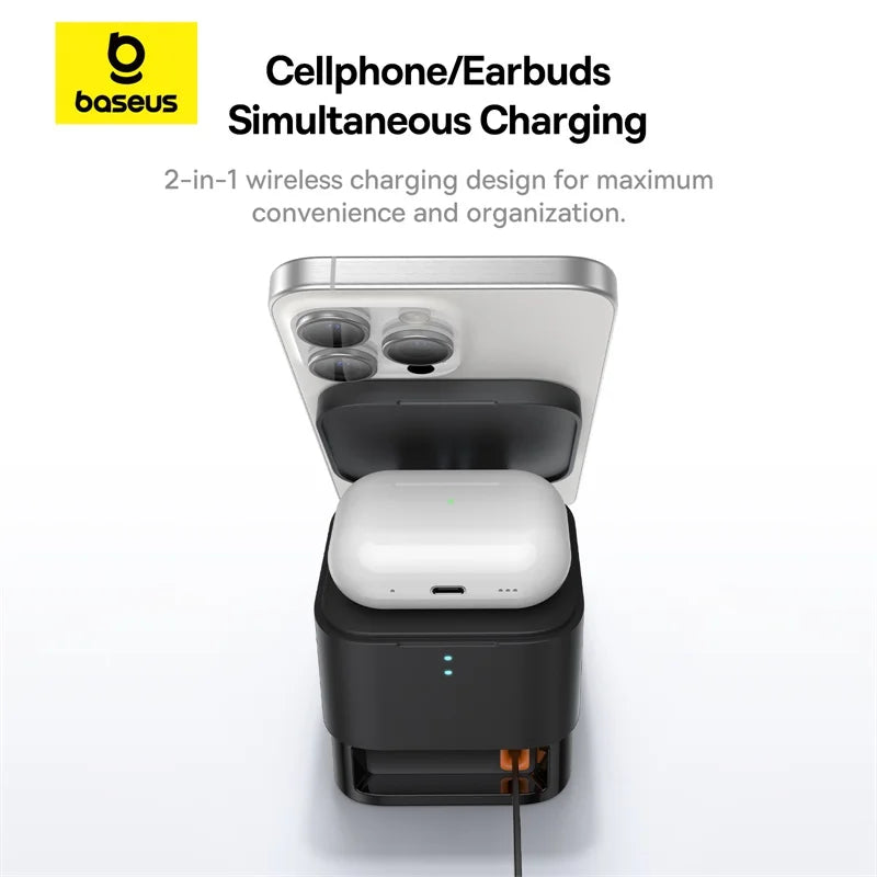 Baseus 2-in-1 25W Magnetic Wireless Charger