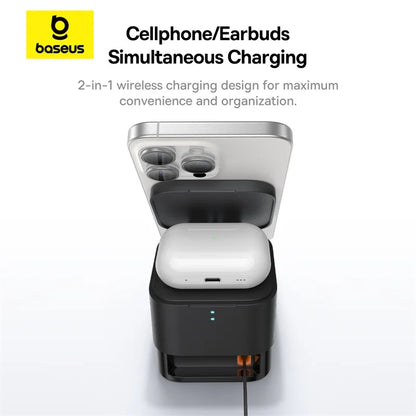 Baseus 2-in-1 25W Magnetic Wireless Charger